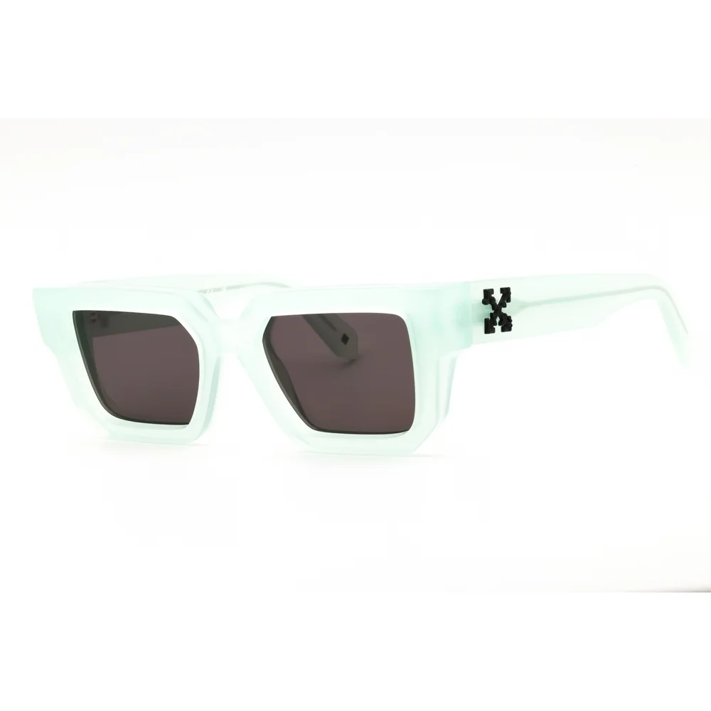 NWT Off White SILVERSTONE-OERI146S25PLA0015307 Rectangle 52mm Sunglasses